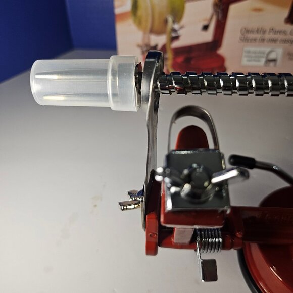 NIB Norpro #866R Apple Master With Vacuum Base Slicer And Corer Pares Apples - Picture 8 of 8